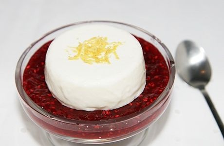 Panna cotta verveine citron