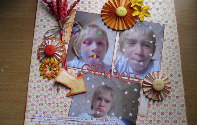 Page de concours pour "ESPRIT SCRAPBOOKING"