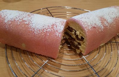 Bûche de Noël au chocolat craquant