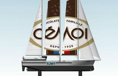 4 sailing cargo ships, to transport cocoa from the French chocolate maker Cémoi