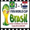Coupe du monde de foot ball 2014 Brésil-Croatie