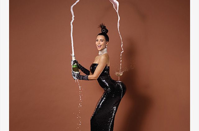 Kim Kardashian entièrement déshabillée par Jean-Paul Goude pour Paper.