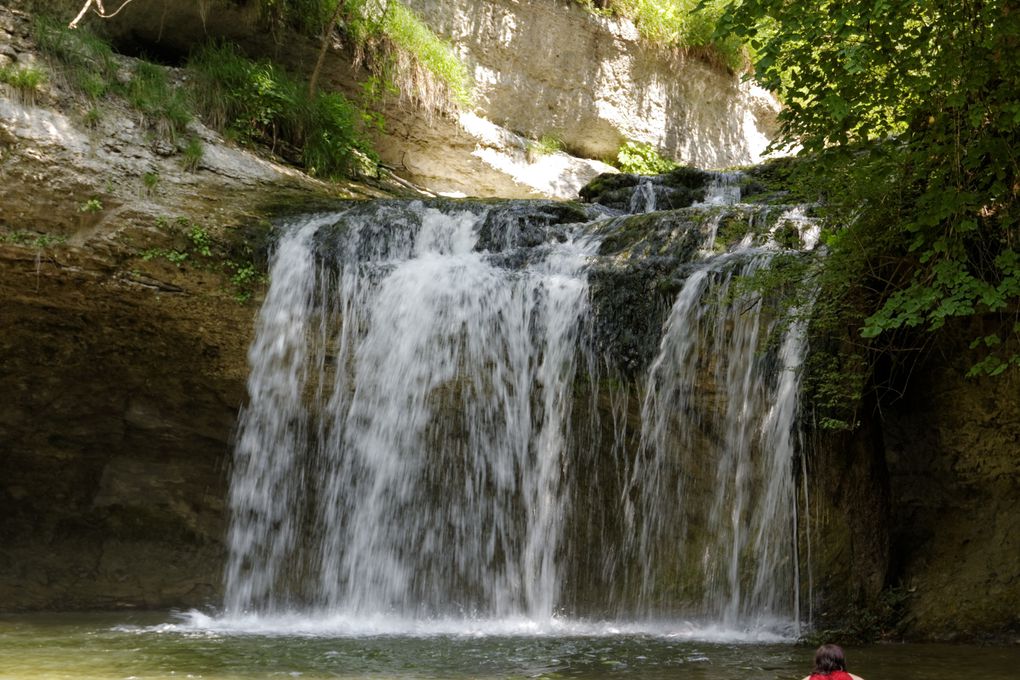 Cascades d'une petite rivière du Jura