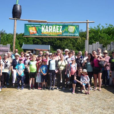 CLCV - SORTIE FAMILIALE au Parc de loisirs et d'aventures Karaez Adrenaline à Carhaix Plouguer