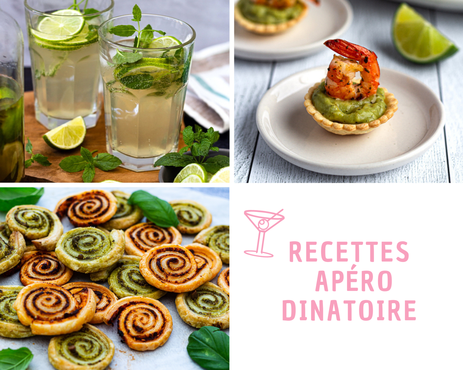 Farandole de verrines pour l'apéro, Recette