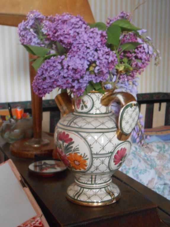 lilas dans un vase,