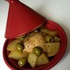 Tajine de poulet aux olives et pommes de terre