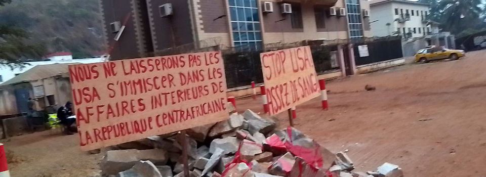 Centrafrique: des messages directs adressés aux USA