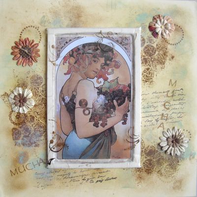 MUCHA - tampons et encre