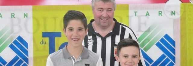 Minimes et cadets vainqueurs aux masters de pétanque