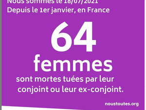 68  EMME FEMMES  TUEES PAR SON COMPAGNON , FEMMES TUEES LE 31 JUILLET 2021 