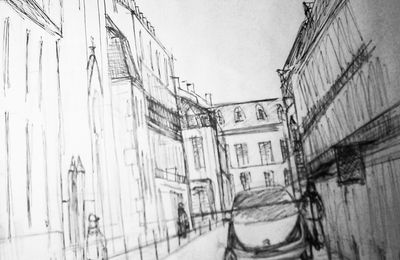 Petits croquis en centre ville de la capitale bretonne