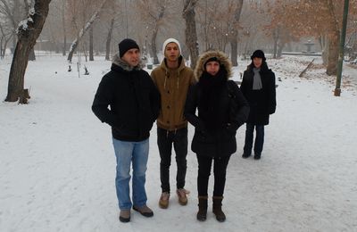 L'Armenie sous la neige avec la 1er visite de mon père, Christine et Alex/ 1ER PARTIE