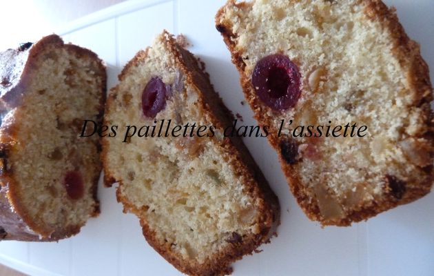 Cake aux fruits confits