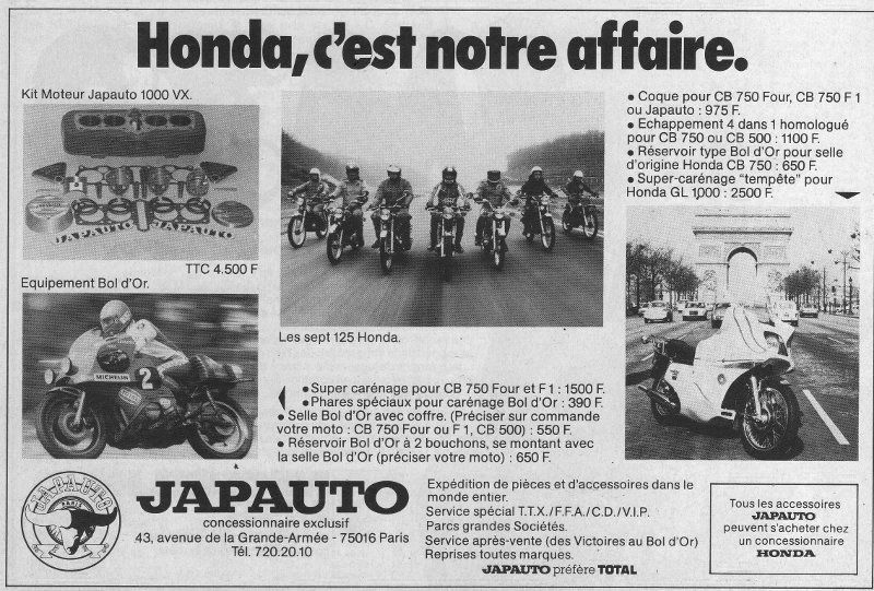 Japauto Moto  Spécialiste Honda et Équipement Pilote - Japauto