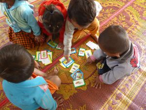 Avec les enfants...découvertes réciproques !