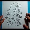 Como dibujar un perro paso a paso 21