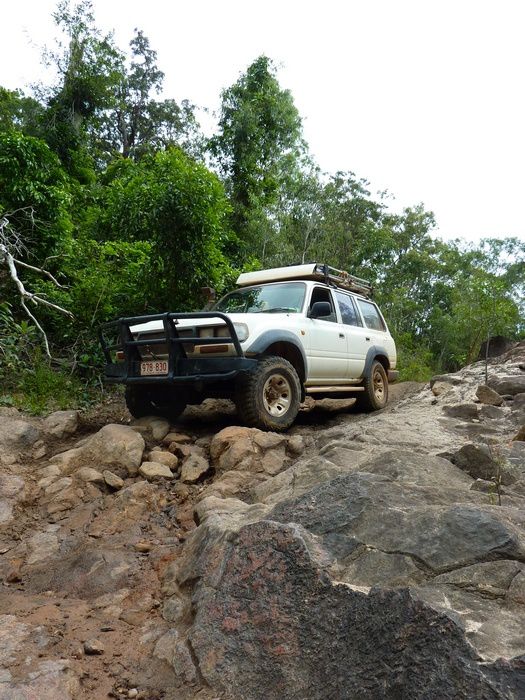 Remonte au Cape York depuis Cairns.
plage, 4x4 et Gunshot au programme!