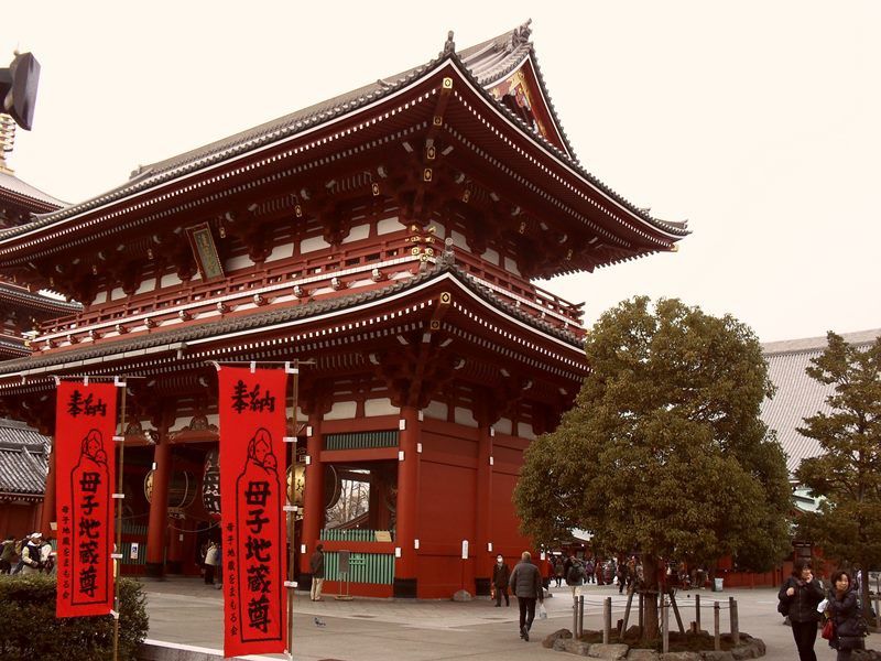 Quartier Asakusa : Temple Senso-Ji