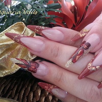 Stiletto déco Noël avec nœud rouge 