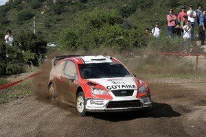 Luis Pérez Companc en el Ford focus WRC