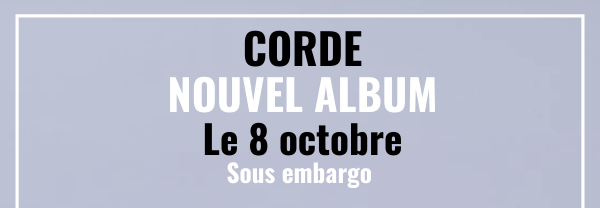 CORDE : Le nouvel album instrumental du trio lillois 🎻🌊 Boîte de réception