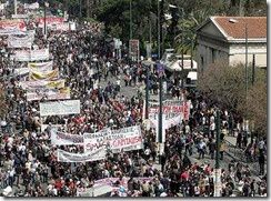 La indignación del pueblo griego un grito de rebelión