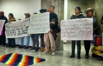 Argentine - Jujuy : sans consulter les communautés, le gouvernement avance dans la remise de l'eau à Mekorot