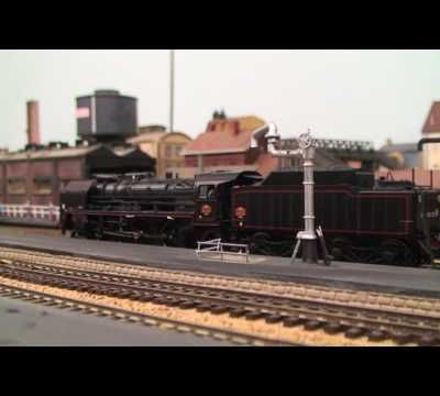 Train miniature HO Chalindrais ligne 2 (nouveau réseau d'André Gay) vidéo 3