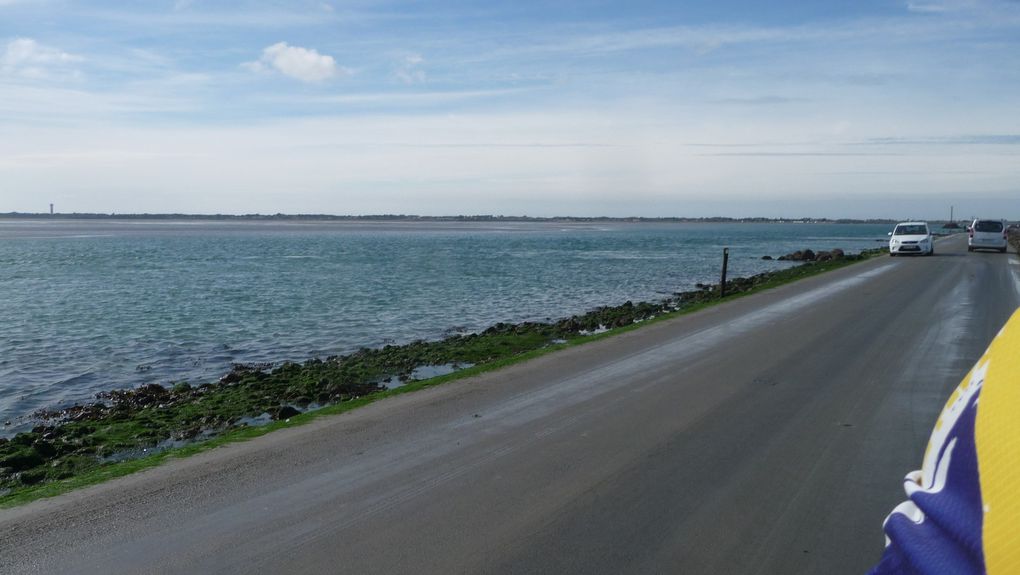 Pique-nique en attendant que la mer baisse pour passer le Gois et rejoindre l'ile de Noirmoutier.