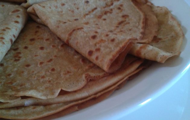 Crêpes à index glycémique bas, pauvres en gluten, sans lait !