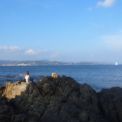 un face à face avec la mer (vue sur Ste Maxime - golfe de Saint Tropez)