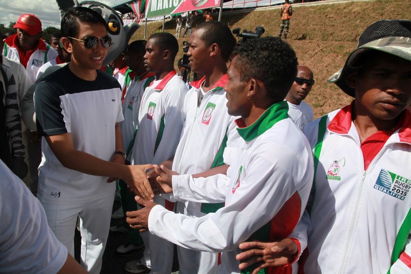 Inauguration du Kianja (Stade) Makis de Madagascar, à Andohatapenaka, par le Président Andry Rajoelina. 2ème partie. Photos: Harilala Randrianarison
