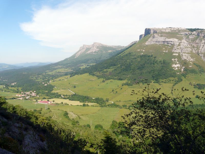 Images de la route dur la Ligne de Partage des Eaux au nord de l'Espagne