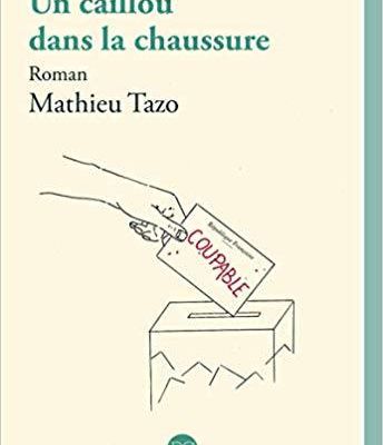  Un délicieux roman, noir et plein d'humour :  "Un caillou dans sa chaussure" de Mathieu Tazo...