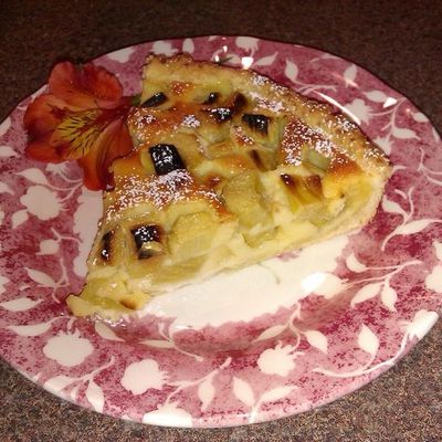 Tarte à la rhubarbe