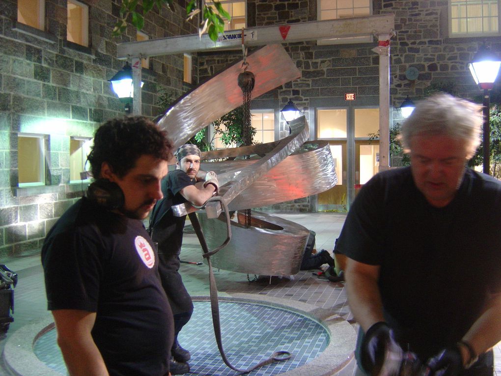 Travaux réalisés avec Maxime Gianni dans l’atelier JPM à Québec pour le Sculpteur Jean-Pierre Morin.