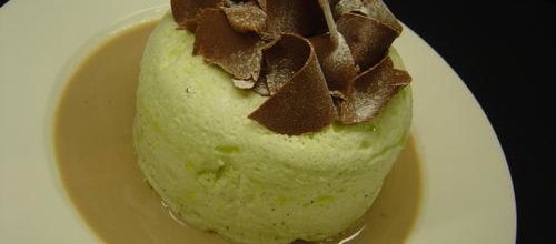 Ile flottante à la menthe fraiche.....