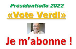 Le "Vote Verdi", pour chasser Macron et les candidats du système, en avril 2022