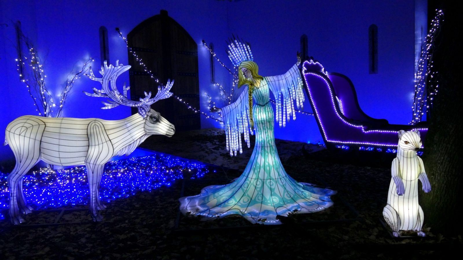 Le festival des Lumières Sauvages illumine le Safari de Peaugres