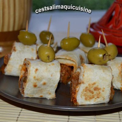 Bouchées de tortillas au boeuf