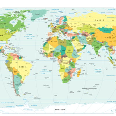 Carte du monde