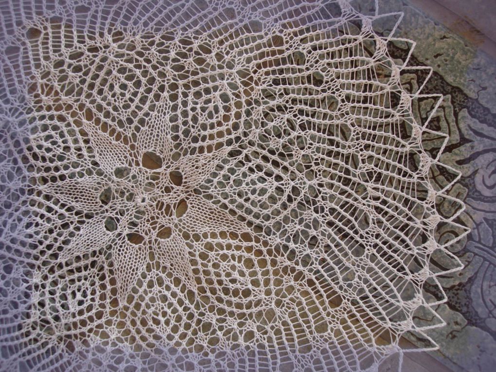 Tricot d'art
Lace knitting
Kunststricken