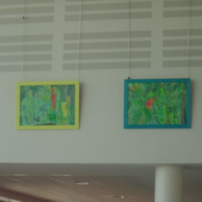 Exposition de fin d'année des élèves du collège