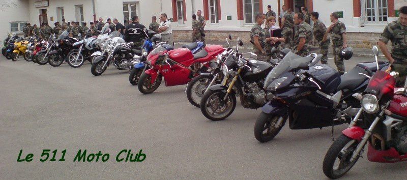 Premier rassemblement des motards du 511°RT, pour un Barbecue et l'annonce de la création du club moto. C'est de là que tout est partit !
