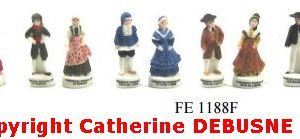 Figurines de porcelaine de qualité, peintes à la main chez SA.PRIME, Faverney