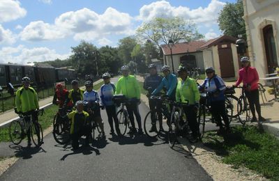 Sortie ffvélo , très mémorable , à CREON