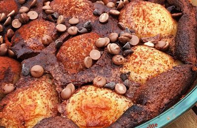 Clafoutis poire chocolat