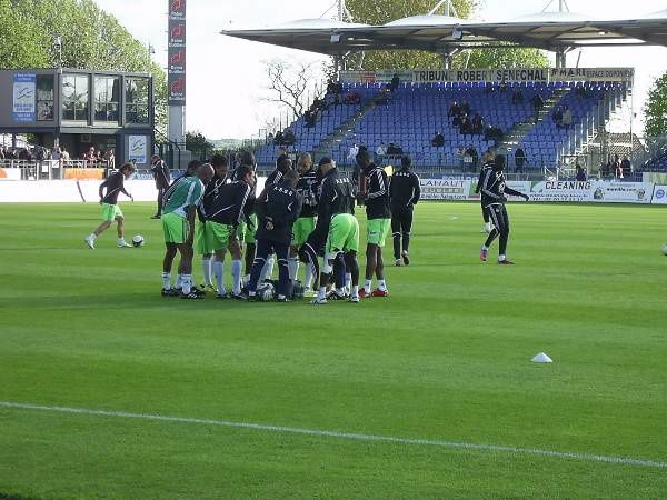Match Boulogne-sur-mer contre St Etienne, décisif pour le maintien en ligue 1, le 05 mai 2010