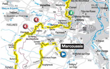 Le 29 juillet, le Tour de France emprunte les routes de la vallée de chevreuse en Yvelines.